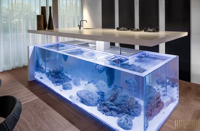 Para a realização da cozinha foram utilizados materiais naturais