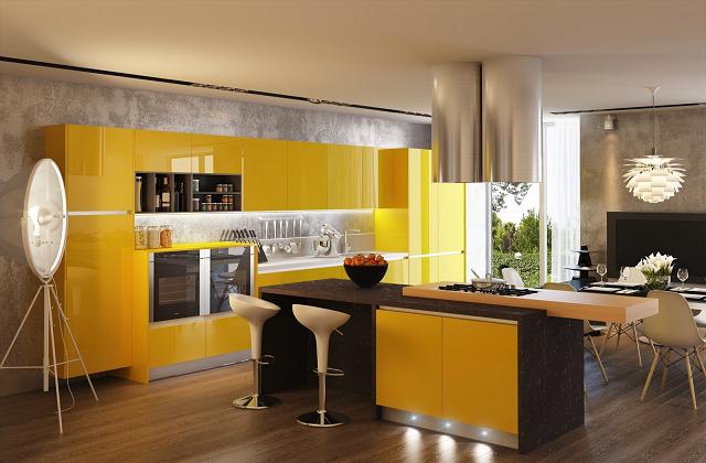 O Feng Shui e cores em cozinha