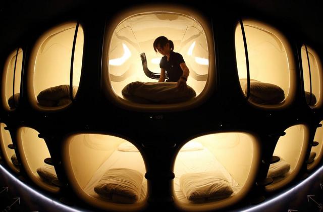 Capsule Hotel em Tóquio