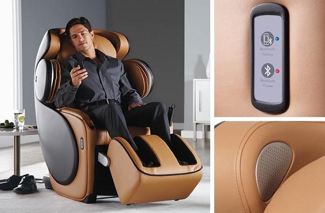 Poltrona (tecnológica) para massagem de shiatsu