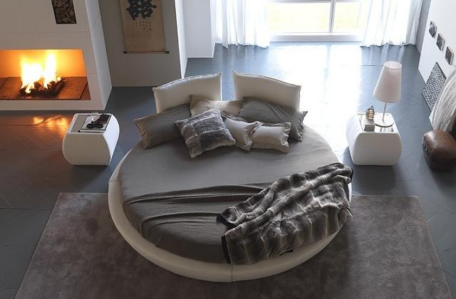 O preço de camas redondas