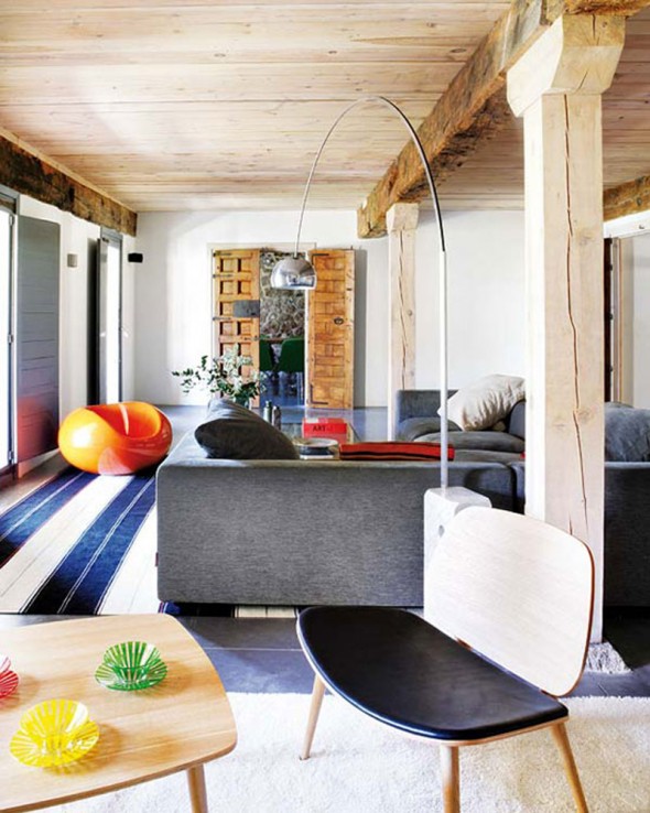 Experimentar o rústico e moderno