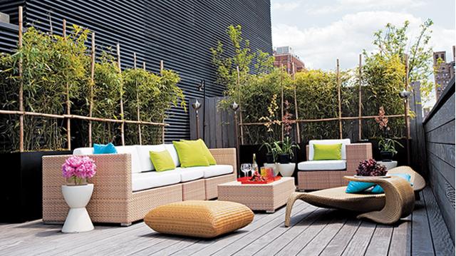 Como usar o terraço?