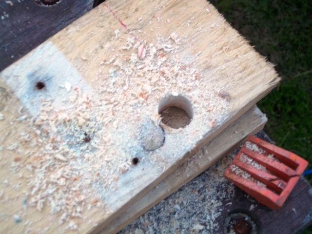 Uma floreira em forma de pirâmide