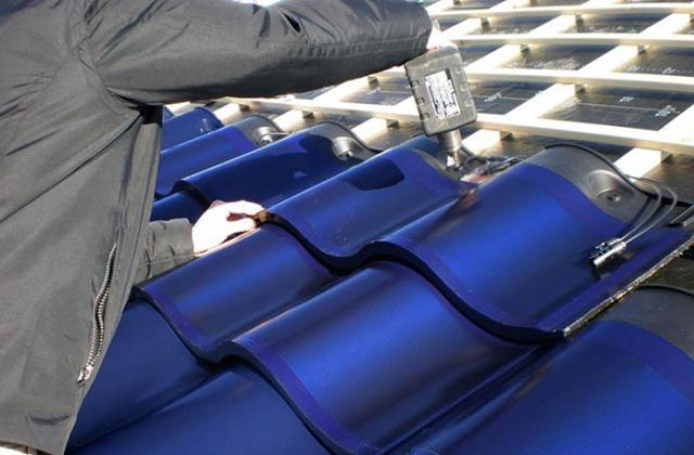 As telhas fotovoltaicas em células solares