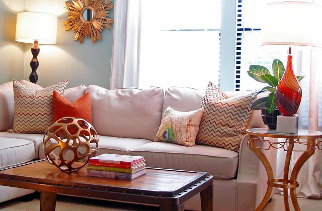 Acessórios decorativos em cobre, latão e ouro