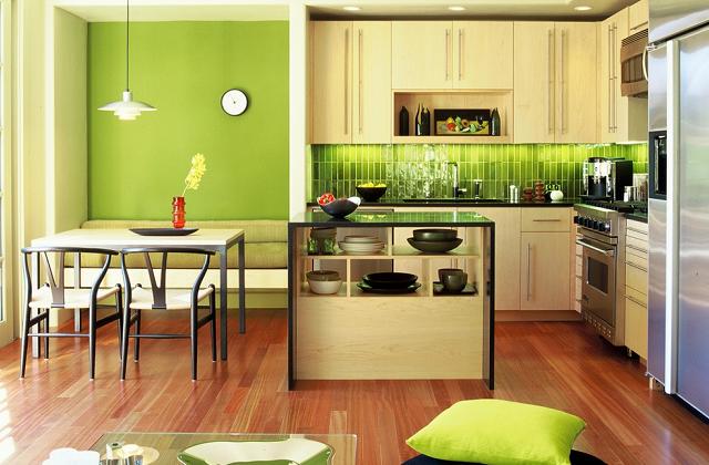 As cores que se misturam e combinam bem com verde