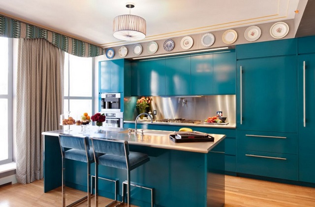 A cor azul é um muito elegante