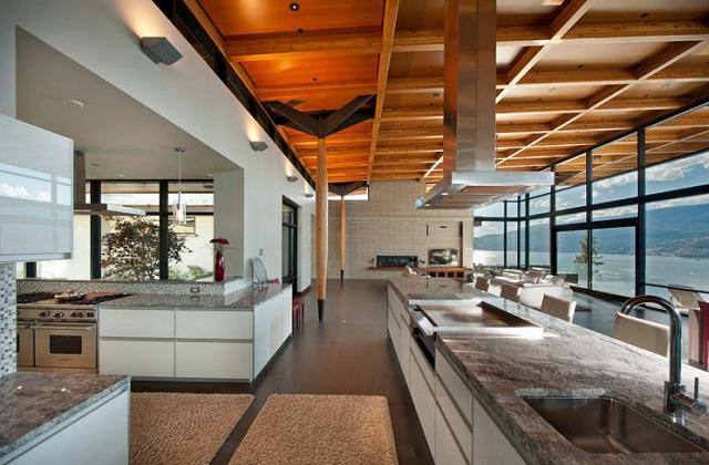 Esta casa flutua seguindo os movimentos da água sem ser danificada