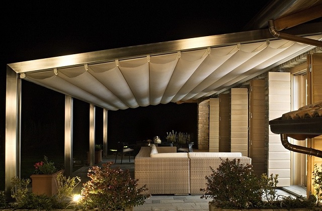 Uma cobertura que desliza confortavelmente em duas faixas