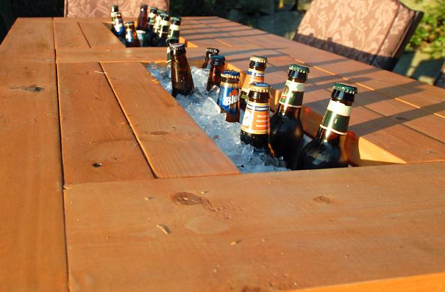 Nossa mesa-frigorífico é pronta