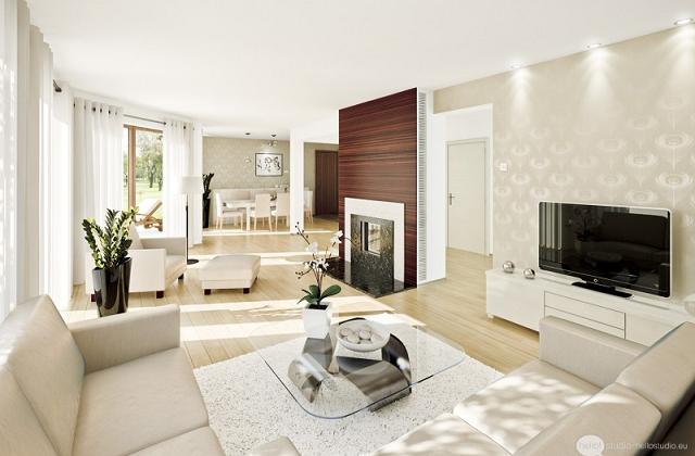 O brilho e as cores das paredes