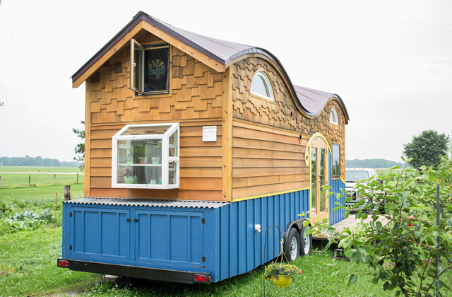 É uma casa em miniatura