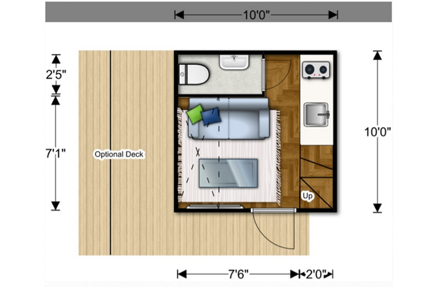 È uma casa móvel e podemos movê-la a qualquer momento