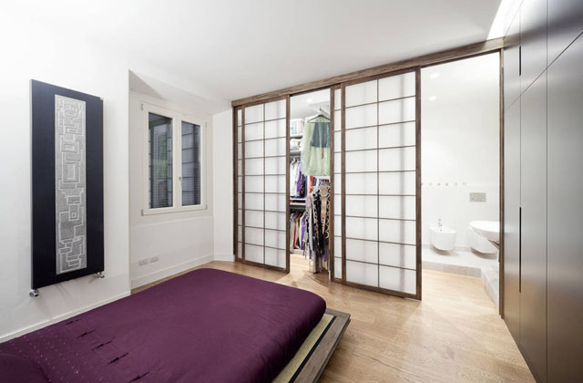 As paredes de papel de arroz