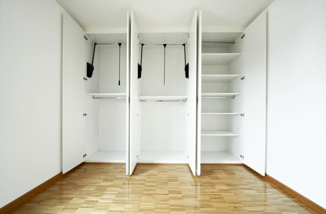 optar por um armário embutido