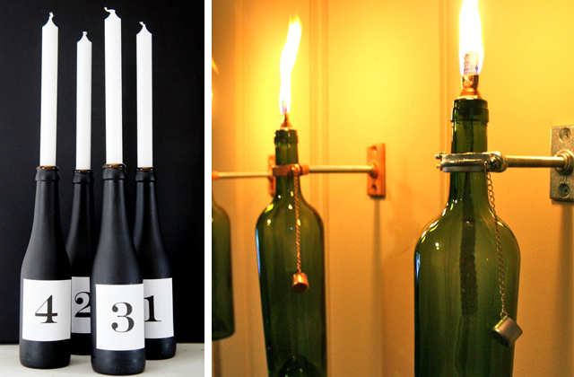 um suporte de vela ou de uma lâmpada