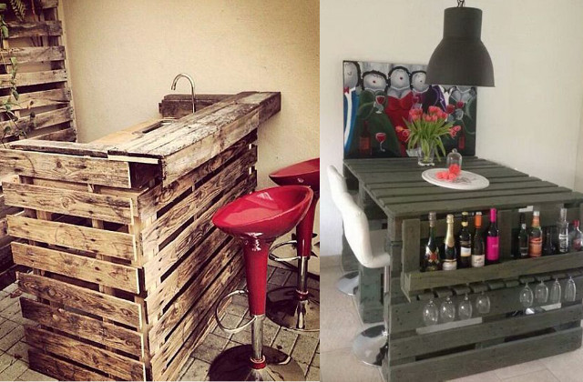 Prepare uma base uniforme para colocar os drinks e outros acessórios