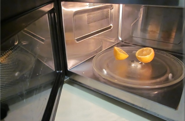 colocar os cítricos no microondas