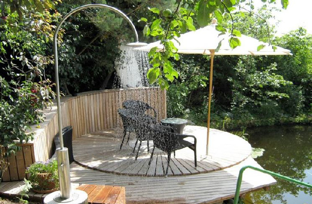 Mas como instalar um chuveiro fora de casa?