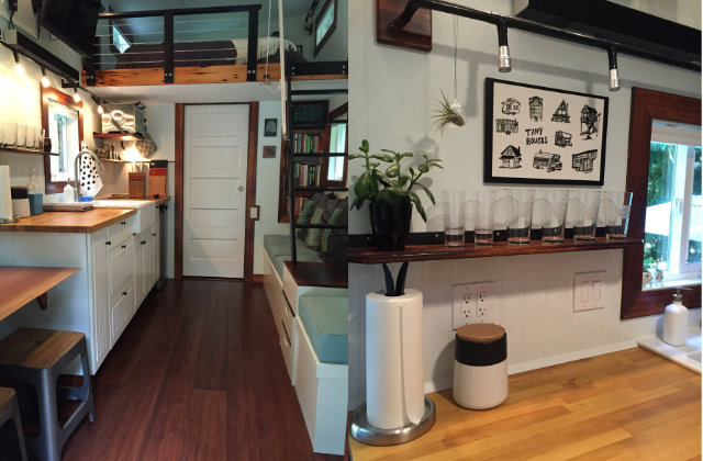 poucos metros quadrados sabiamente distribuídos em dois níveis