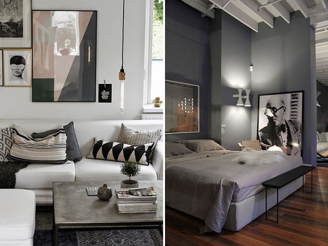 combinação de preto e prata