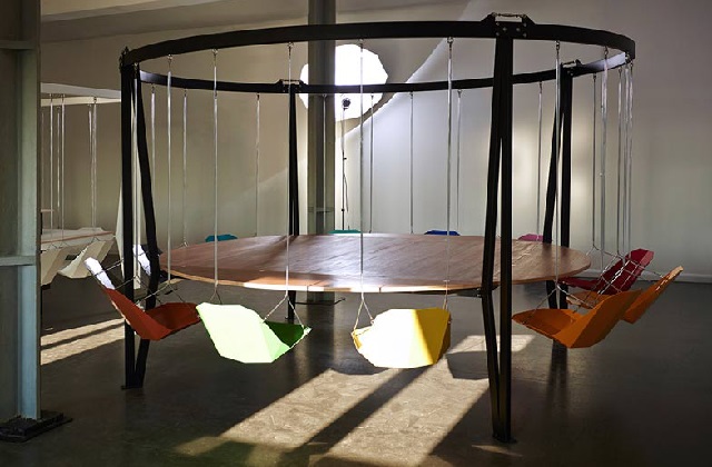 Swing Table para o jardim