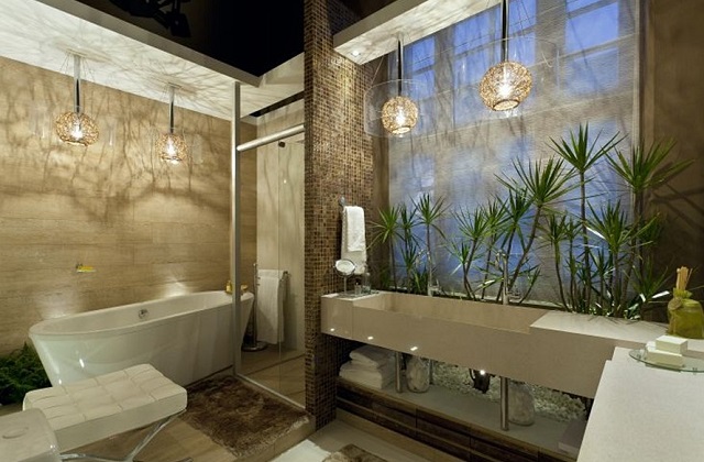 Como decorar um moderno banheiro