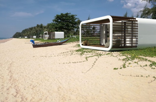 Coodo casa pré-fabricada que monta em qualquer lugar