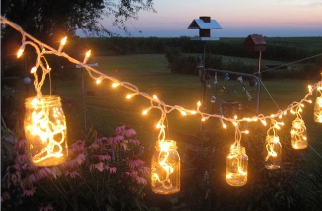 Decorando com lâmpadas