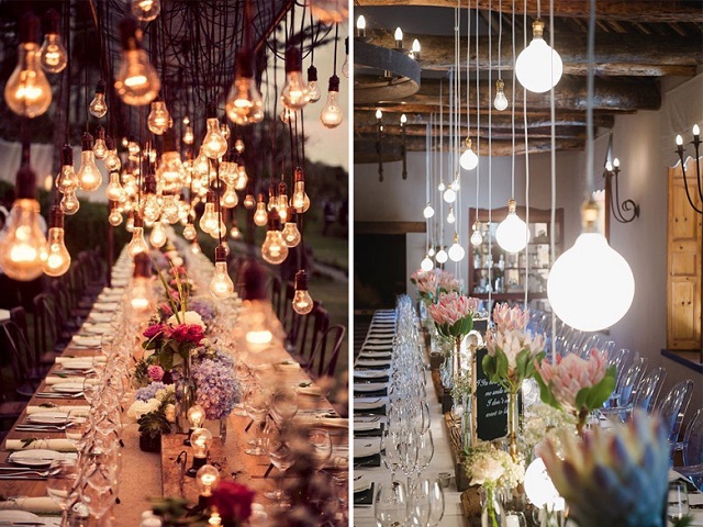 As luminárias de mesa