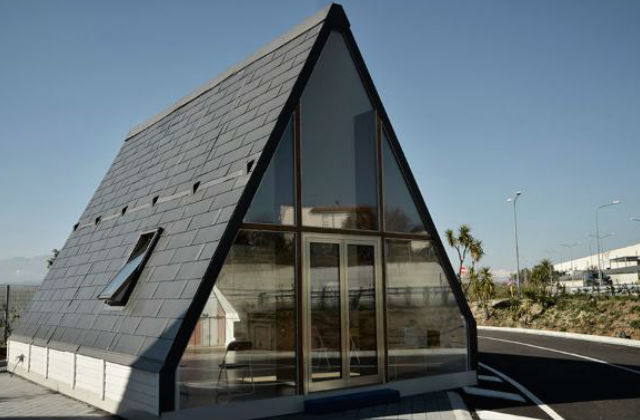 A casa italiana dobrável pronta em 6 horas