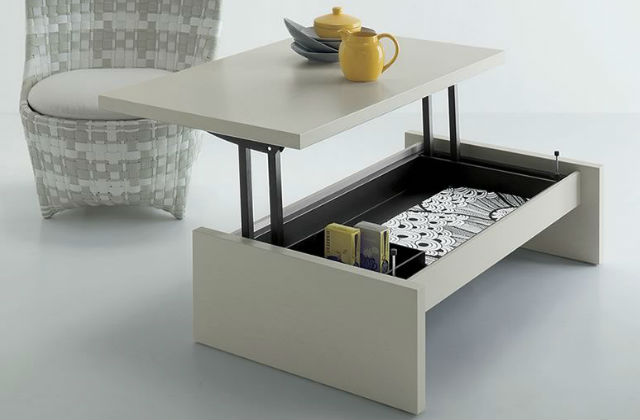 Mesinhas de café para economizar espaço