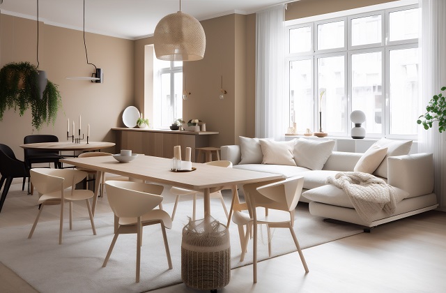 Conclusões: combinação de cores com móveis de madeira